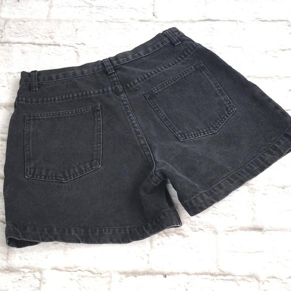 Anchor Blue women's High Waist Shorts Black Size 9 - Picture 2 of 3